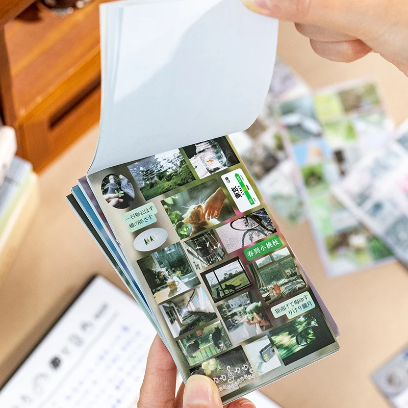 20 ورقة Kawaii Ins اليابانية الكورية الجمالية القرطاسية ملصقات الإبداعية كلية غير المرغوب فيه مجلة مخطط كتيب DIY بها بنفسك سجل القصاصات #6