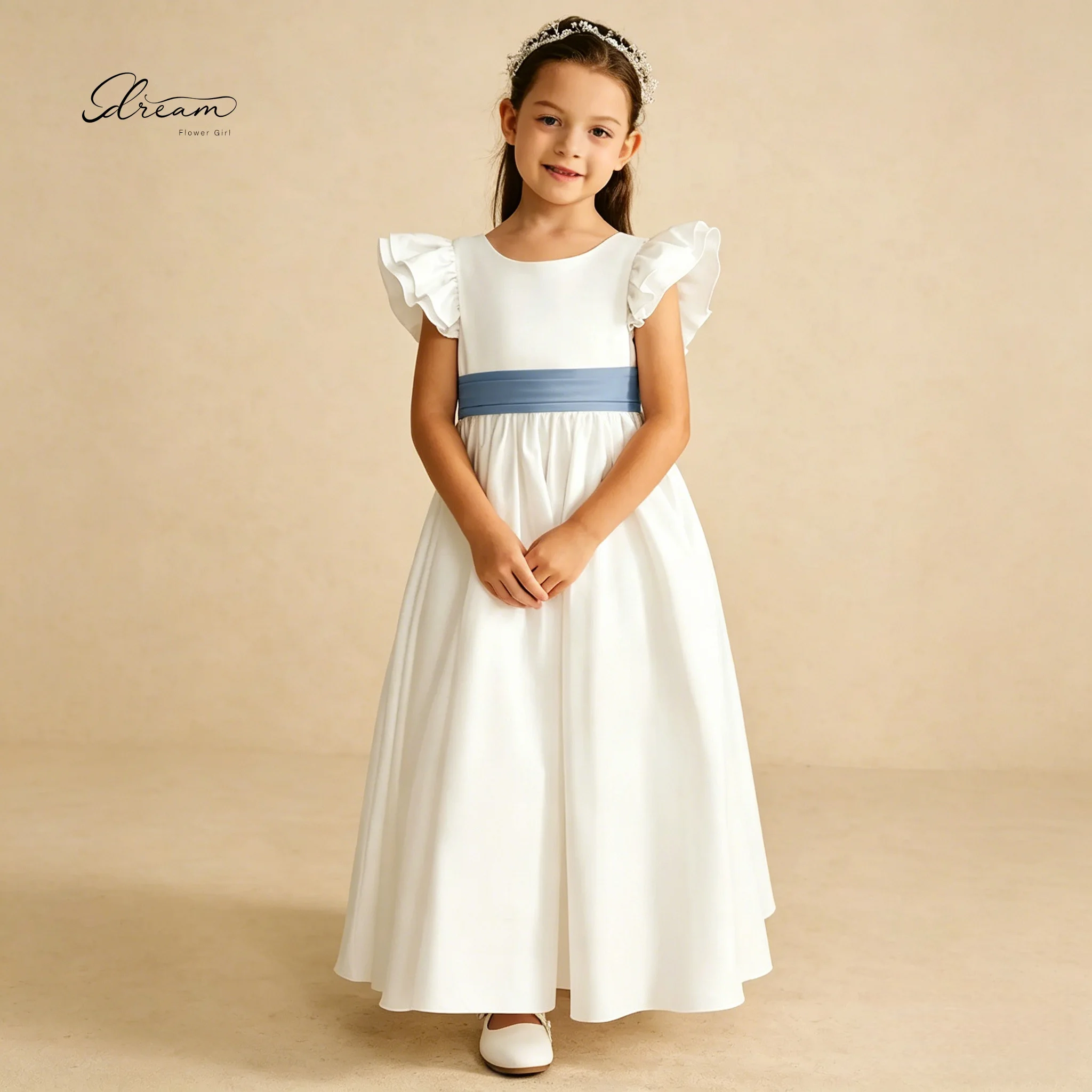 vestido-de-saten-blanco-con-cuello-redondo-para-nina-con-lazo-azul-mangas-con-volantes-y-lazo-para-fiesta-de-boda-cumpleanos-corte-a-largo-hasta-el-tobillo