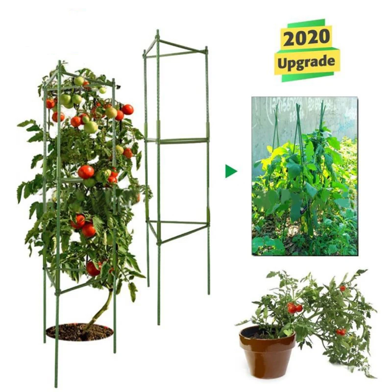 

Garden Vegetable Stakes Plant Cages To Support Plant Growth Anti Overturning Tomato Cages For Vertical Climbing Of Plants