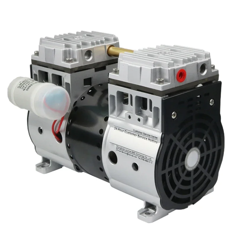 High Precision Low Noise Mini Vacuum Pump 0.45kW 120L/min Oil-Free Machining Food Applications Customizable OEM Electric Copper