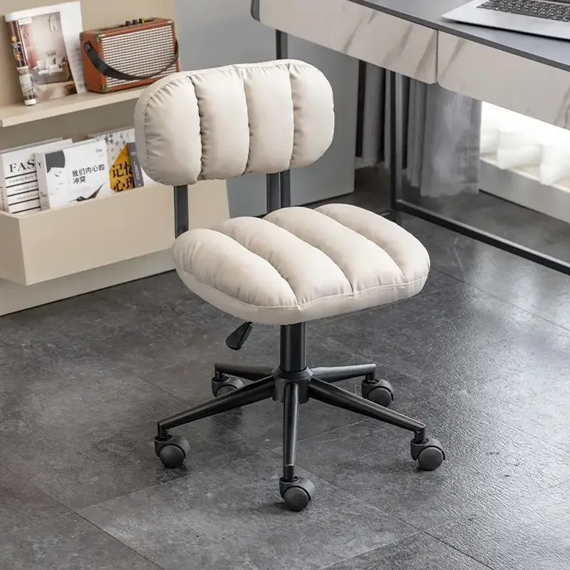 

Backrest Computer Chair Comfortable Sedentary Home Elevated Office Chair Study Desk Makeup and Dressing Stool Swivel Chairs Ins