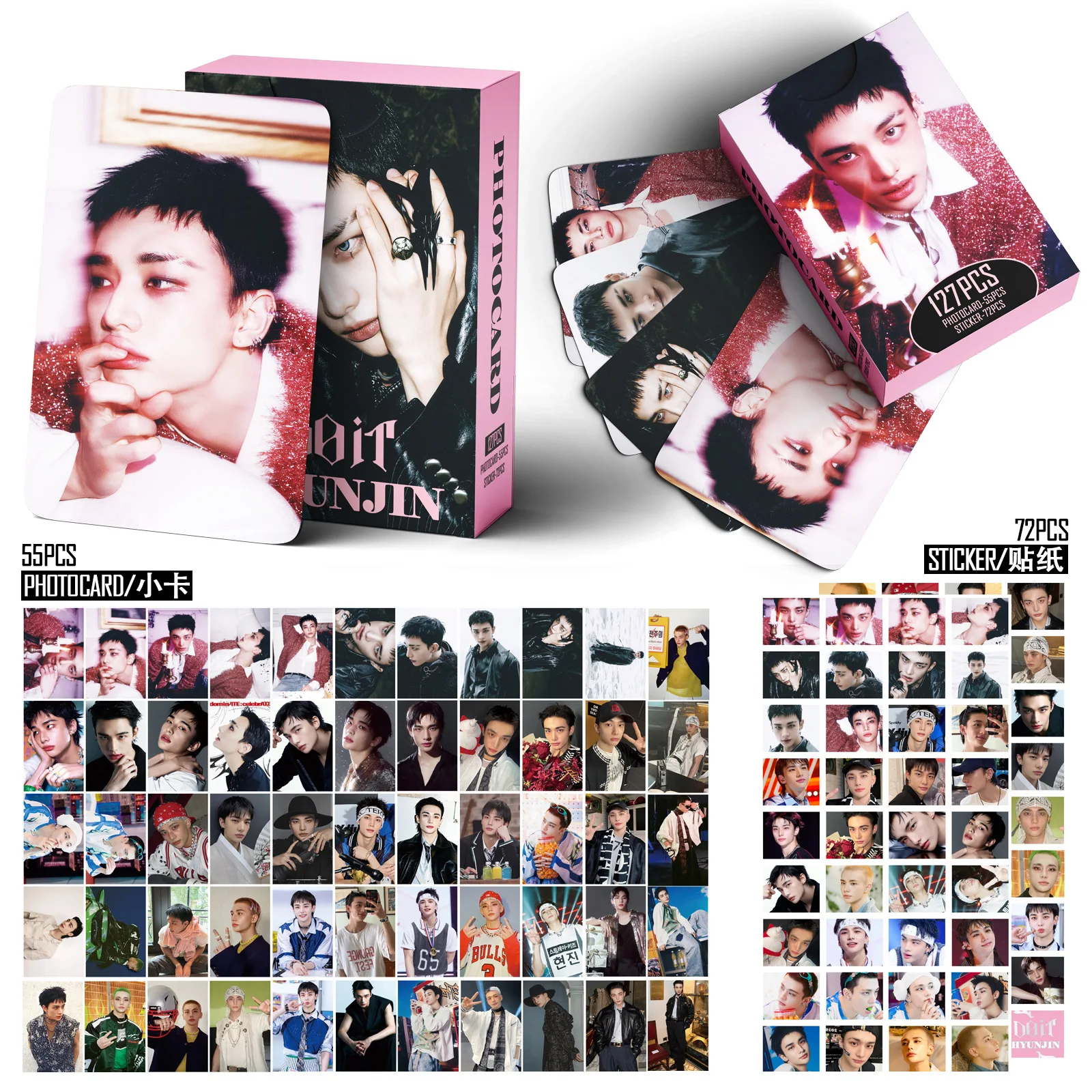 127 قطعة/صندوق Kpop Hyunjin Leeknow DO IT Solo PhotoCards SEUNGMIN Lomo بطاقات للبنين بنات هدايا