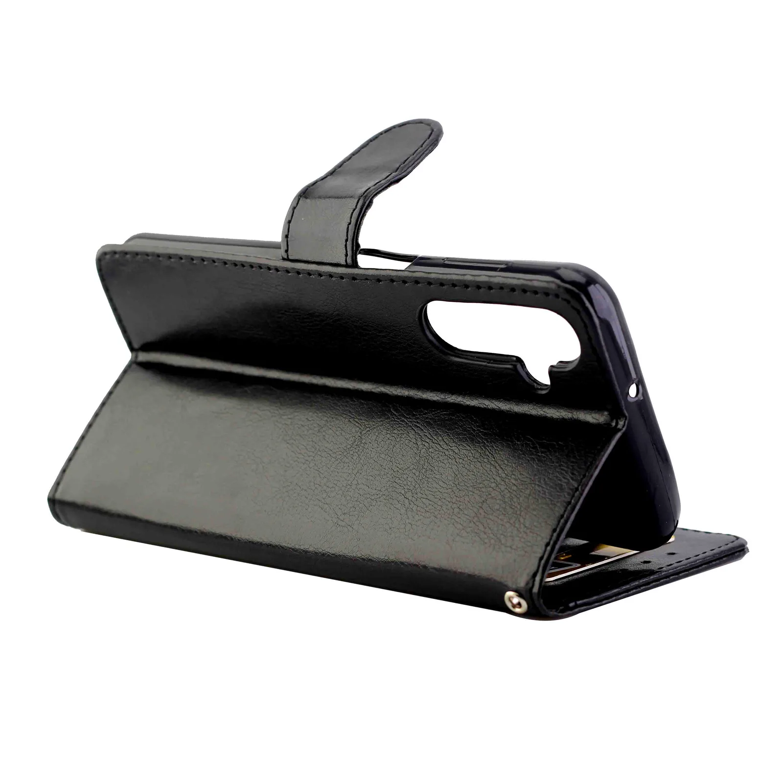 Luxury Leather Wallet Case with Holder & Card Slots & for Nokia G10 G20 G11+ G11/G21/C12 1.4 2.4 3.4 C1/1.3/2.3/5.3/7.2/G22 view 3