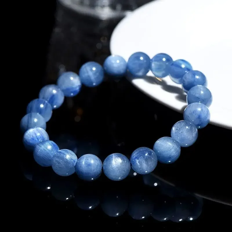 

Mencheese Natural Old Mine Cat Eye Blue Crystal Ball Bracelet Women's Fashion Crystal Bracelet Gift for Bestie