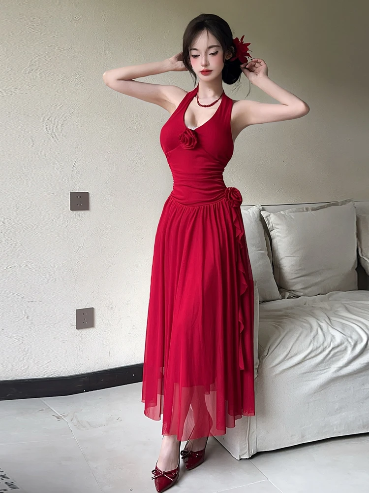 

Ретро Ele Pure Desire с v-образным вырезом и глубоким вырезом, висящее Ne Dr, сексуальное, пикантное, бальное, длинное, утягивающее платье с высокой талией