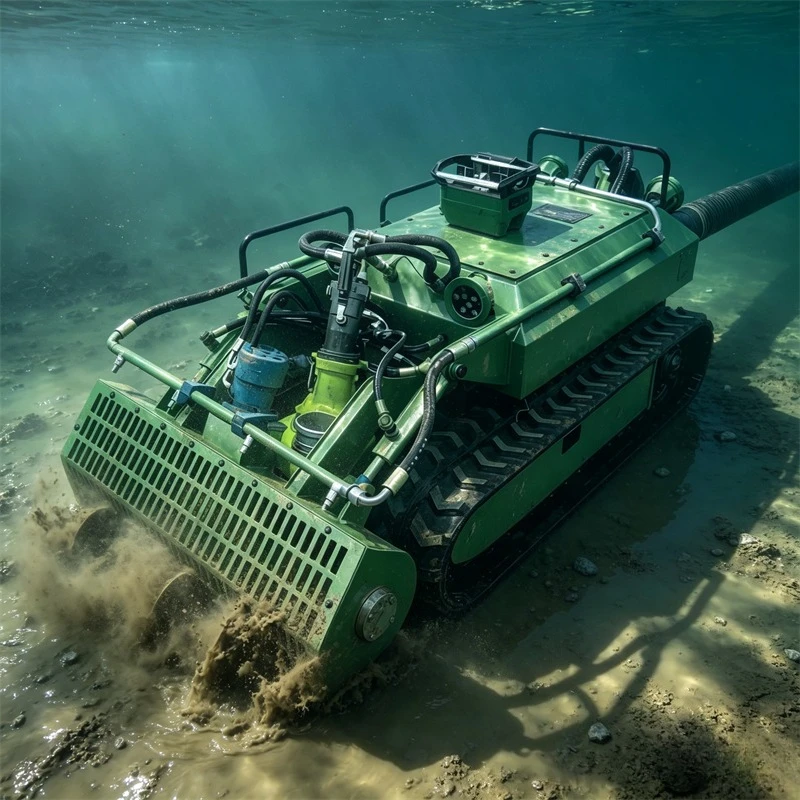Factory Price Remote Control Dredging Machine Lake River Pond Dredging Machine Underwater Cleaning Machine