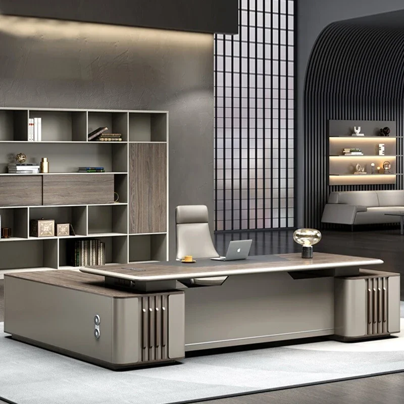 design light color durable organizer modern luxury office desks
