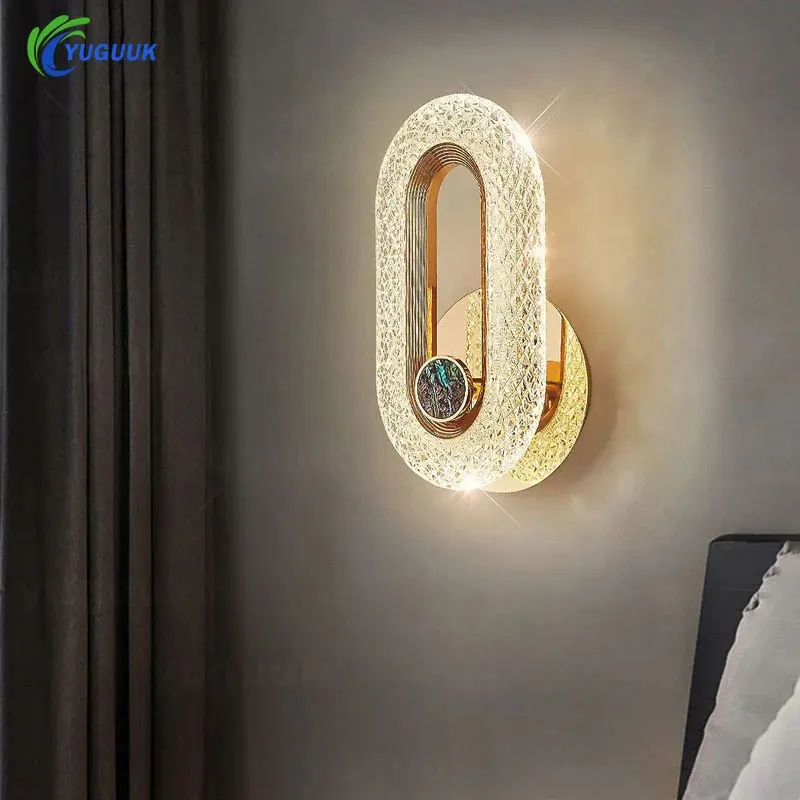 modern crystal led wall lights iluminacao interior lampada de parede redonda e oval home decor cozinha quarto sala de estar aperte criativo 01