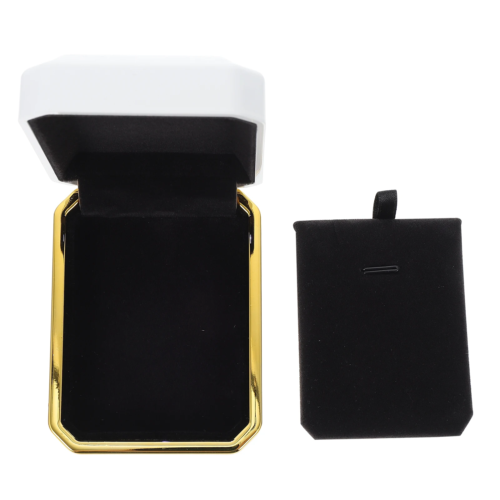 

Jewelry Box Storage Case with Led Plastic Shine Lighted Display Luminous Container