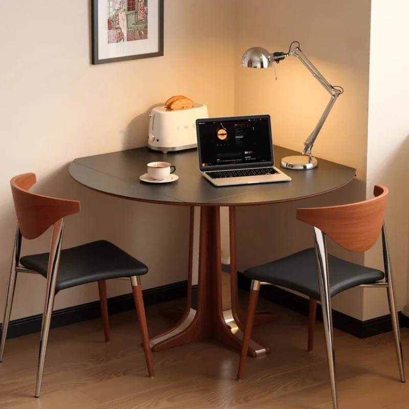 ZRetro Folding Dining Tables Flexible Negotiating Work Simplicity Dining Tables Meeting Wooden Home Furniture Tavola MHCZZ