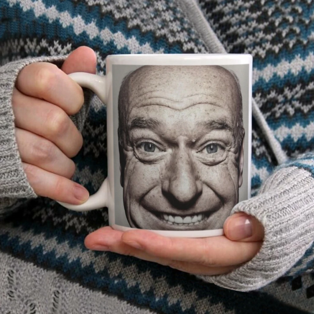 Hank-Schrader-Dean-Norris-Happy-FaceCoffee Mug 11oz Fun Ceramic Coffee Tea Cocoa Cup Handle Tea Drink Cup