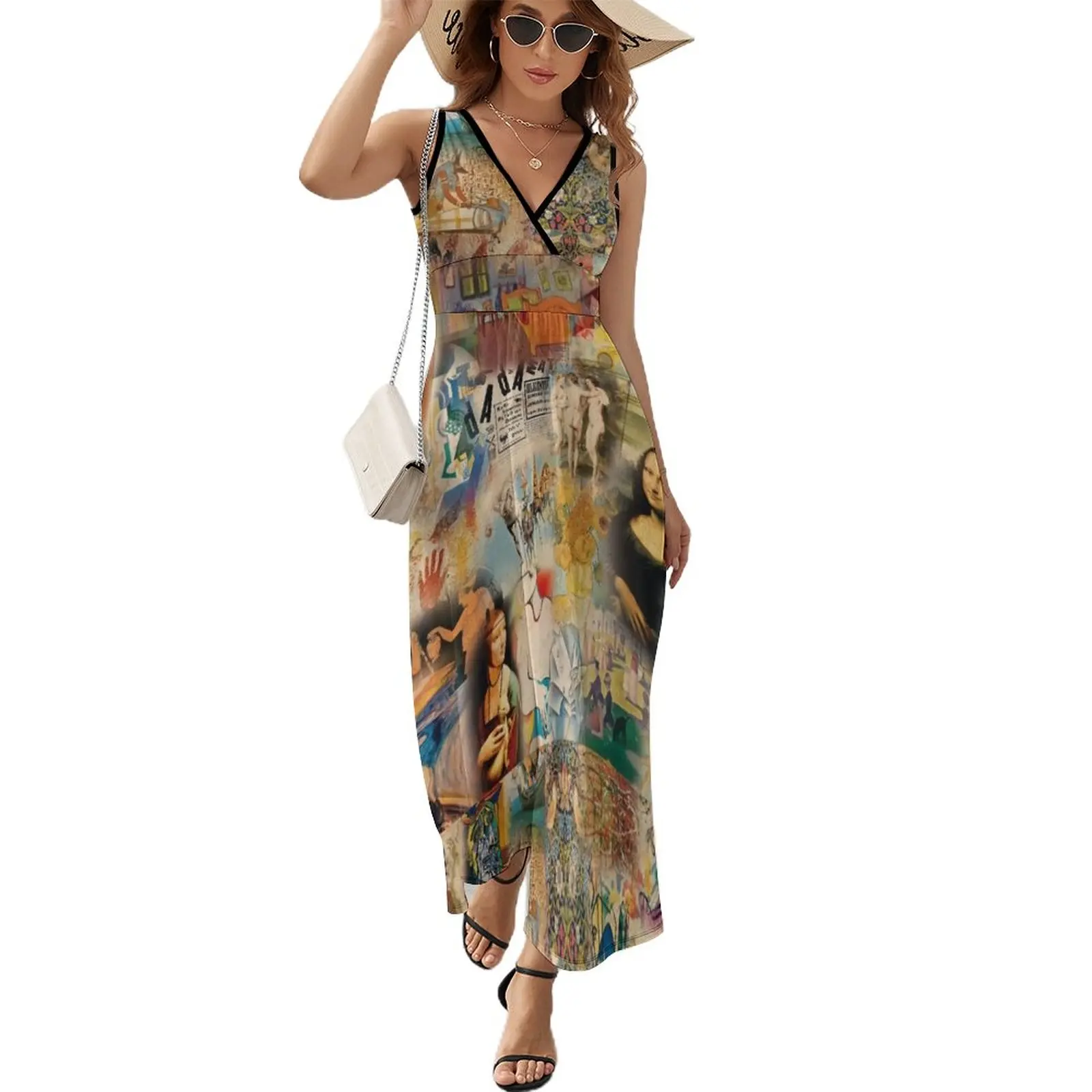 

History of art Sleeveless Dress Aesthetic clothing dresses for womens 2024 women's summer dress 2024