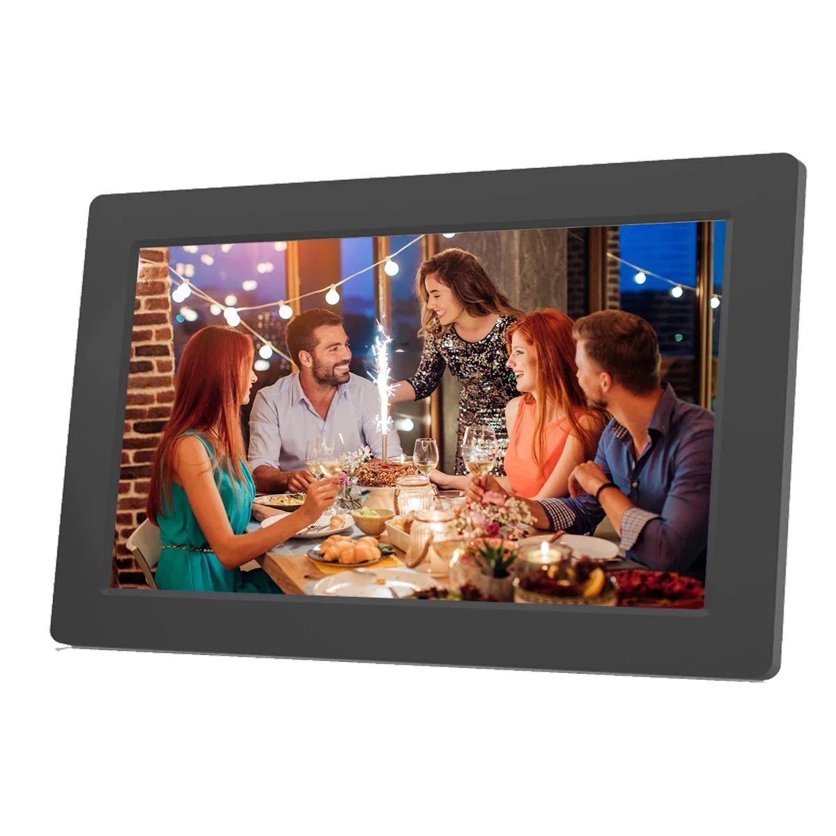 Groothandel Veidoo Muur Monteerbaar 1280*800 Touchscreen 15.6 Inch Vierkant Ips Digitale Fotolijsten Voor Familie