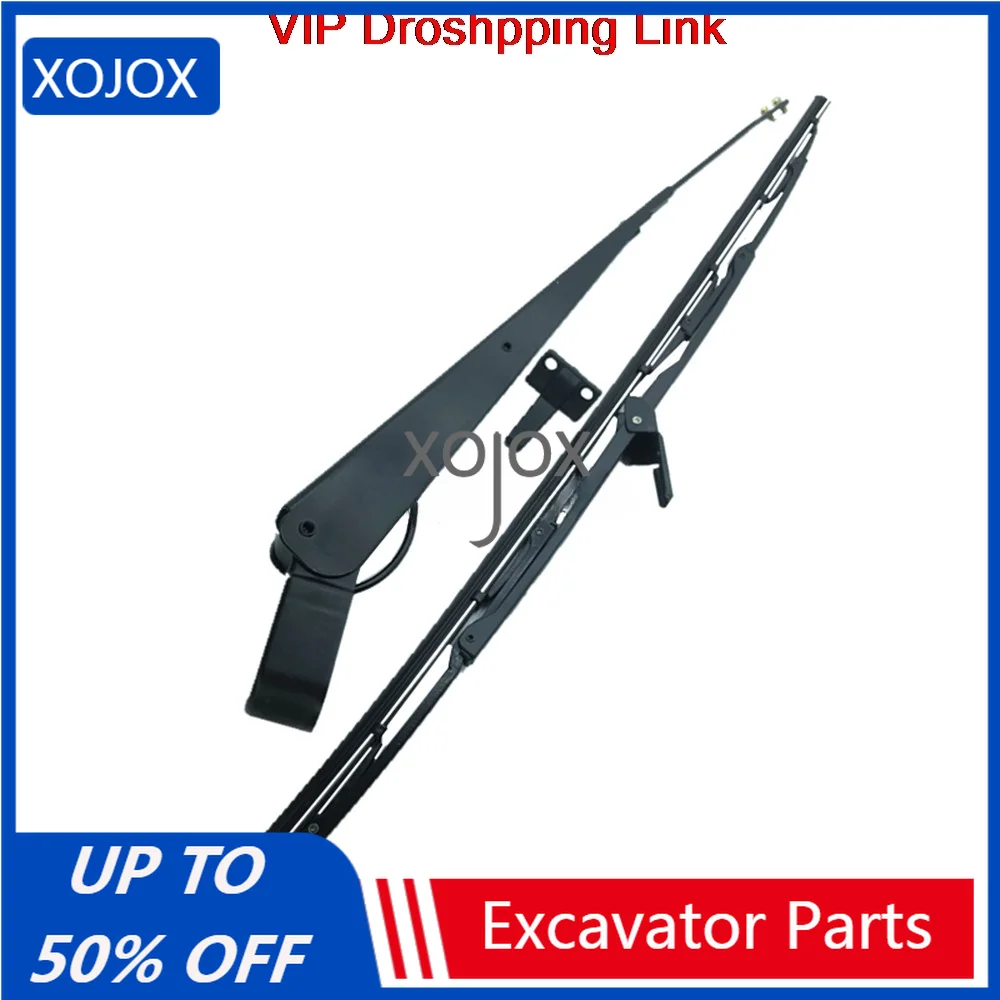 

XOJOX For 320/307/312/315/330/325/336/D Excavator wiper blade arm High quality excavator accessories