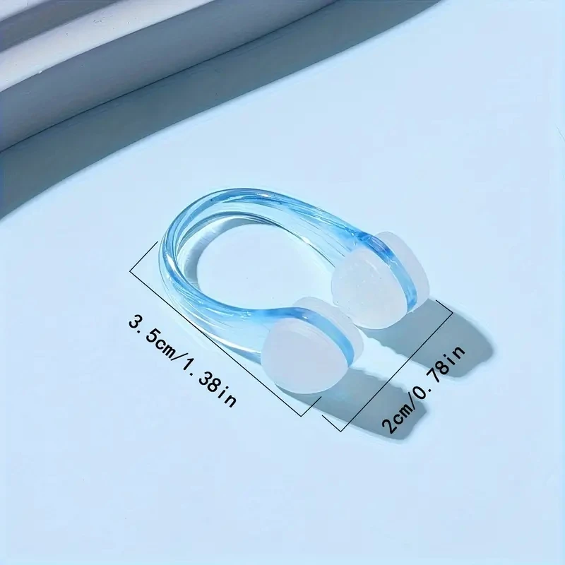 4PCS Kleine Größe Silikon Weiche Schwimmen Nase Clip Schwimmen Ohrstöpsel Pool Wasserdichte Ohrstöpsel Anzug Zubehör Für Erwachsene Kinder – Detail 1
