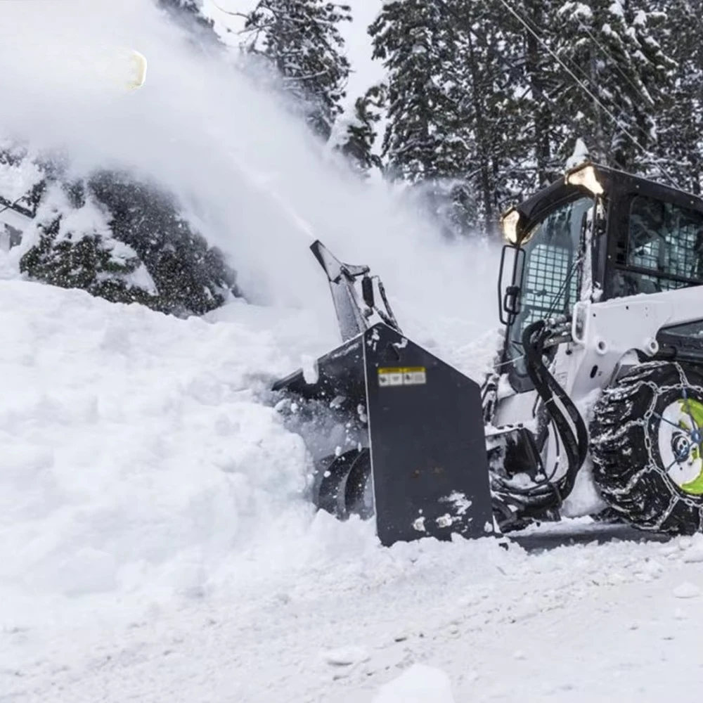 Skid Steer Loader Snow Blower