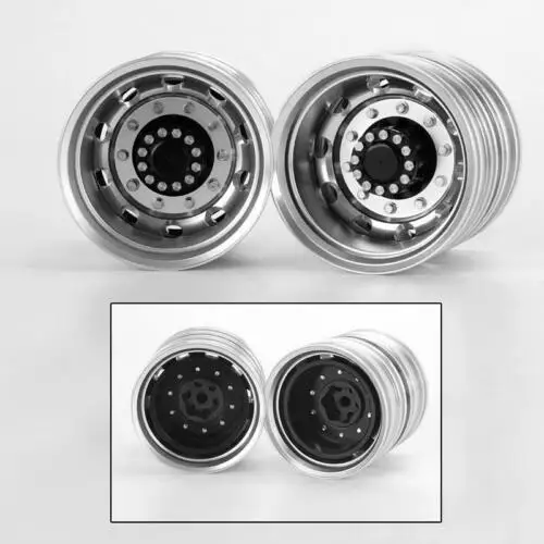 

1/14 RC LESU Metal Rear Wheel Hub TAMIYAYA FH12 FH16 Tractor Truck Axle Hex Adult DIY Toy Part TH15095-SMT1