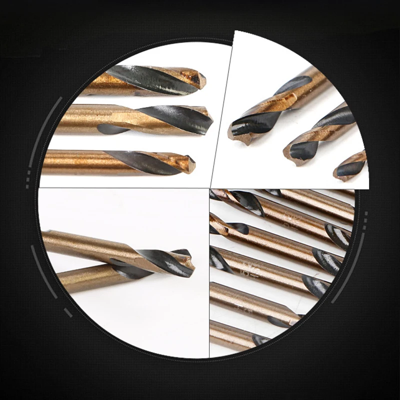 1Pcs 3-5.2Mm Hss Double Ended Spiraal Boren Twist Boor Gereedschap Set Voor Hout Metaal Opening gatenzaag Tool