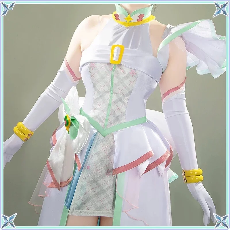 أزياء كوسمارت Guang Zhi Mei Shao Nv Cure Zukyun التأثيرية أزياء كوس لعبة أنيمي زي حفلات الهالوين ملابس لعب الأدوار #4