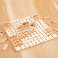 Board Game Puzzle Toys Two-person Funny Parent-Child Interaction Game Chase and Intercept Battle Game Gifts Wooden Toy Baby Toys
