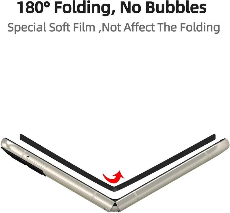 فيلم هيدروجيل ناعم لسامسونج جالاكسي Z فليب ، مضاد للتجسس ، واقي شاشة TPU ، خصوصية داخلية ، فليب 5 ، 4 ، 3 ، Flip5 ، Flip4 ، Flip3 #4