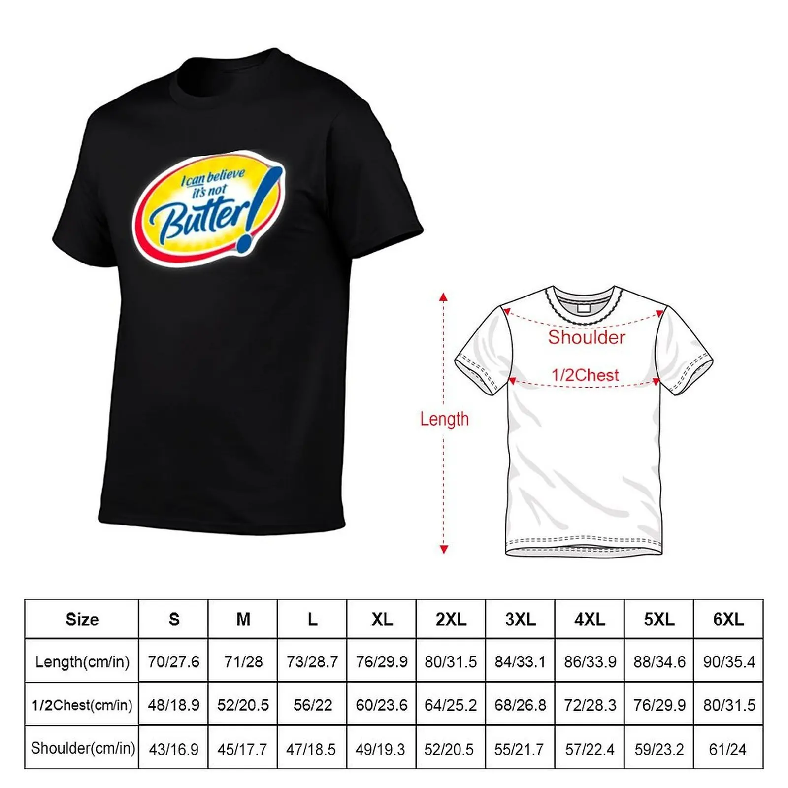 Can’t believe it’s not butter T-Shirt Work Utility Short Sleeve Shirt