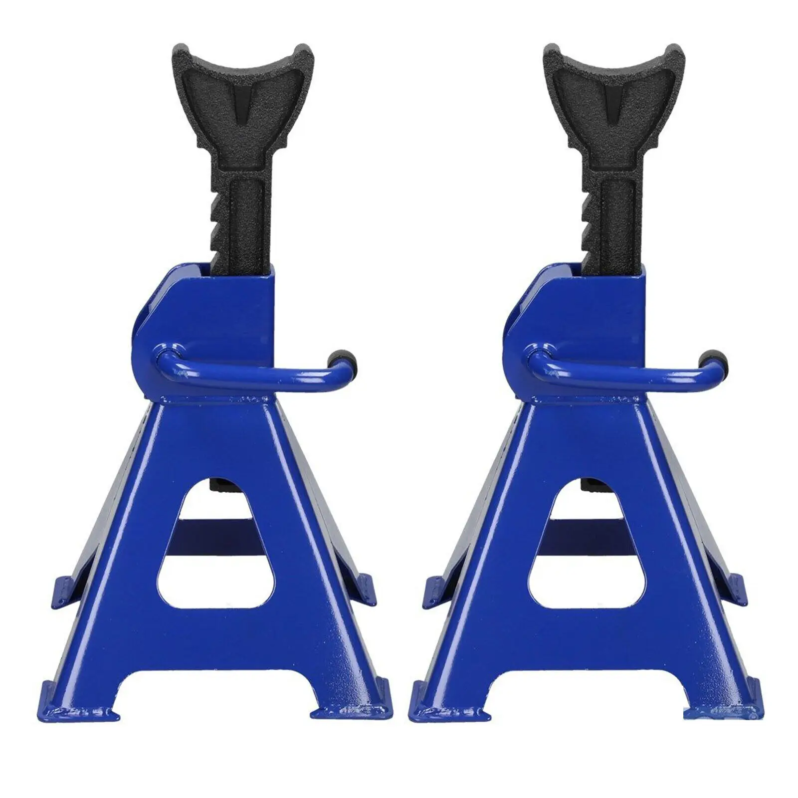 2 Soportes para Ejes de 3 Toneladas de Capacidad de Elevación, Soporte Resistente para Coche, Caravana, Gato de Piso