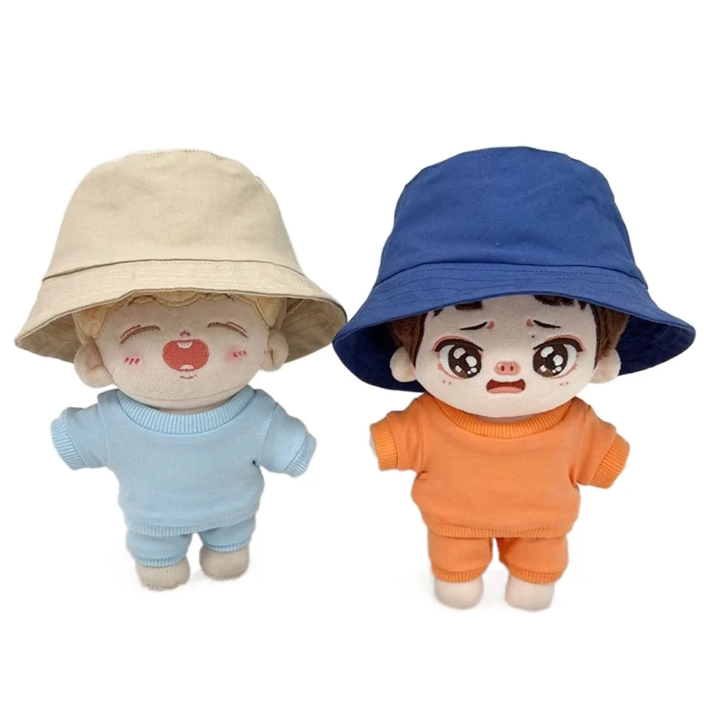 10cm 20cm Cotton Dolls Color Fisherman Hat Same Style As Celebrities Cute Mini Panama Hat Lovely Mini Cotton Doll Hat