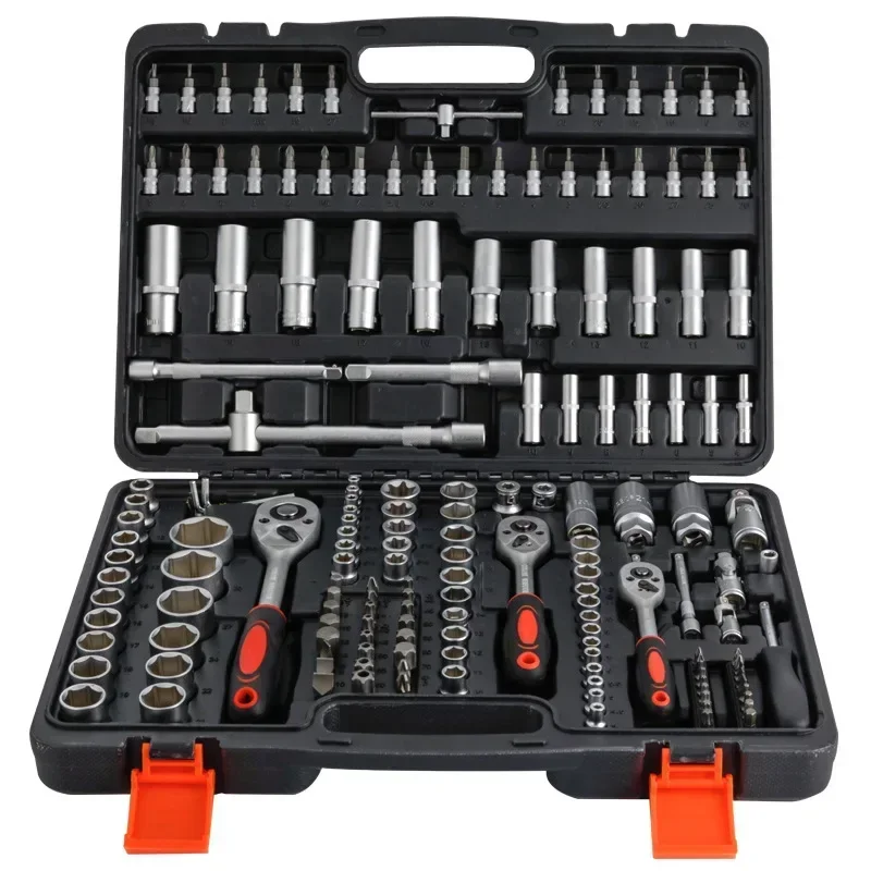 

Multifunctional 171 pcs Professional Wrench Tool Combination Wrench Ratchet Sleeve Tool Set Auto Repair