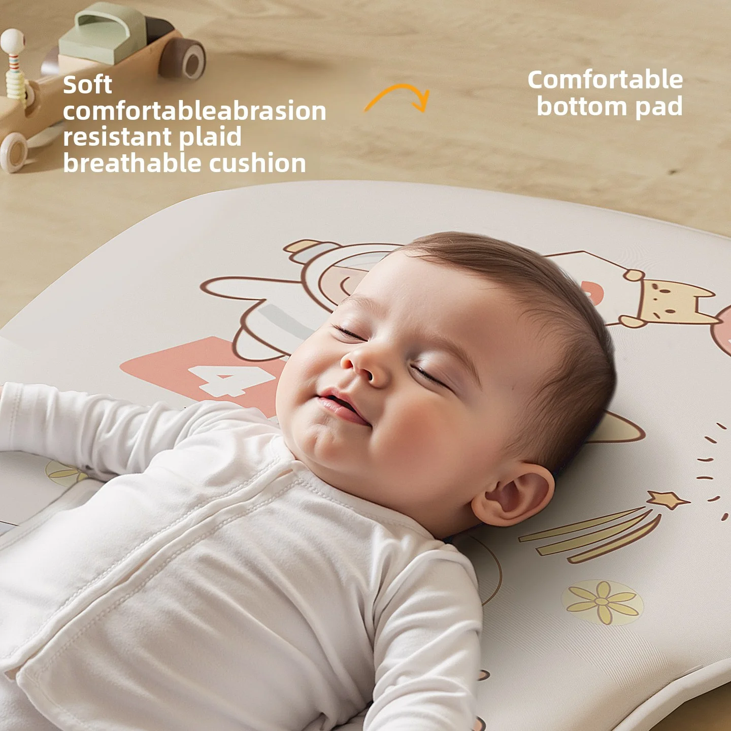 سجادة لعب للأطفال في صالة الألعاب الرياضية مع بيانو ركلة ووكر، سجادة تعليمية ممتعة متعددة الوظائف للأطفال #6