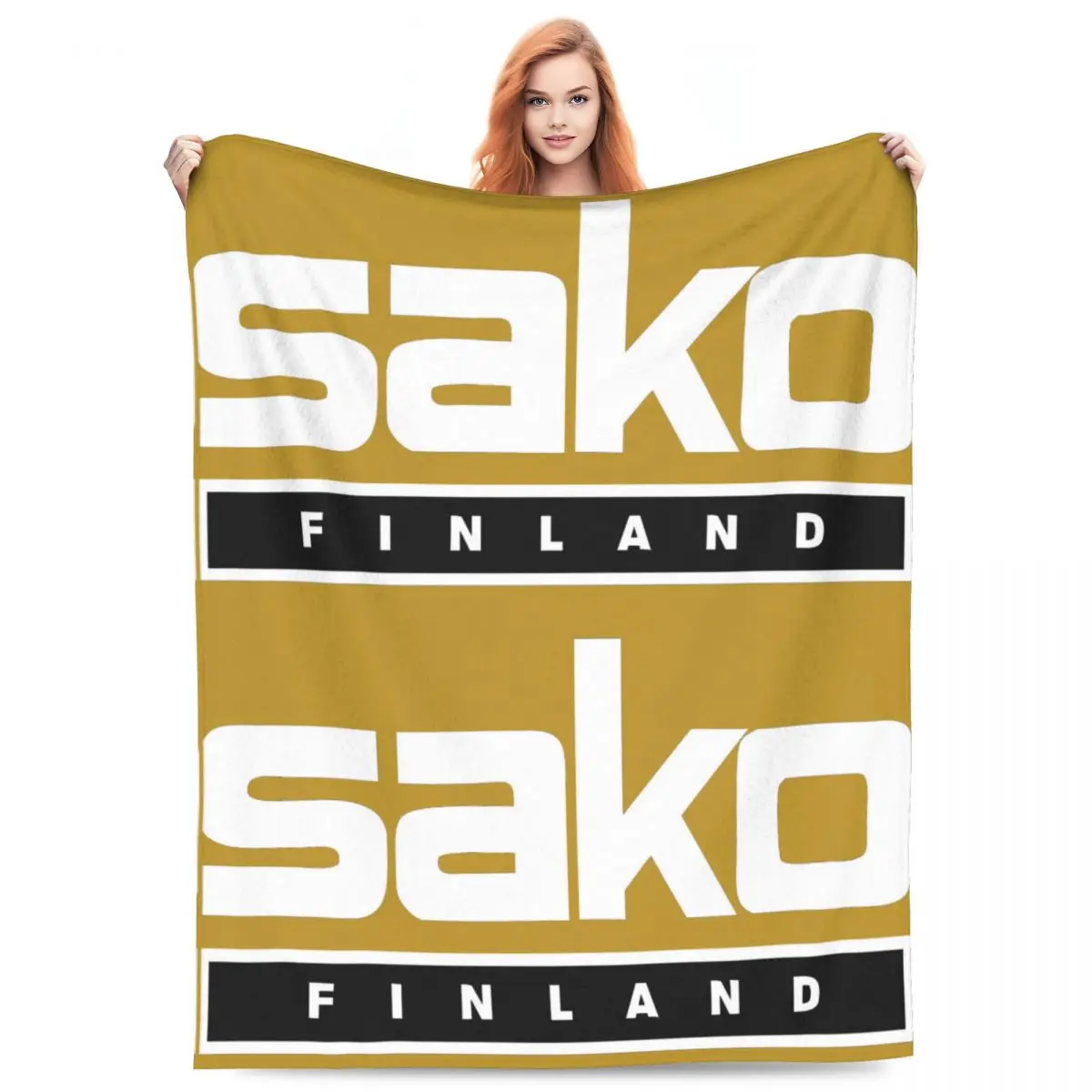 

Одеяла с логотипом Sako Arms, мягкое теплое фланелевое одеяло для кровати, гостиной, пикника, путешествий, дома, дивана