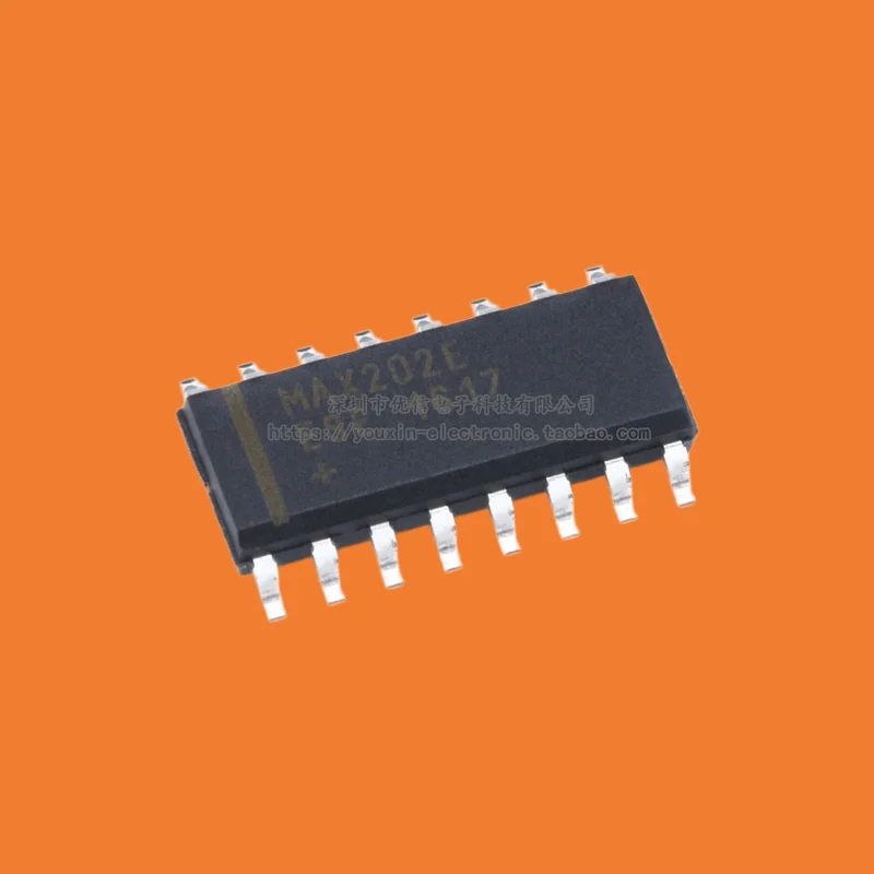 10pcs/Original genuine patch MAX202EESE+T SOIC-16 RS232 transceiver interface IC chip
