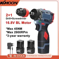 16.8V/21V Brushless 2in1 Cordless Driver Drill Electric Screwdriver Battery Screwdrivers Rotation Ways Drills Screwdriver Tools