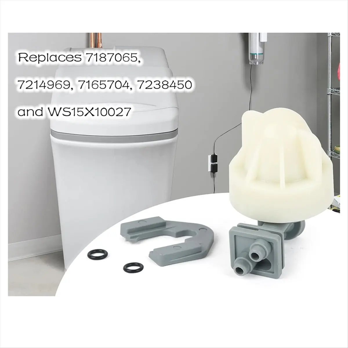 ABJS Water Softener Nozzle, Venturi Assembly 7187065 for , , , , Replaces 7253816,7165704,7253816