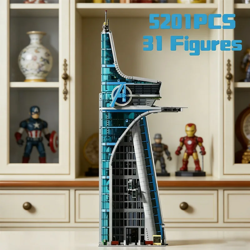 

5201PCS Classic Tower Battle Model Architecture Street View for Kids Christmas Home decoration small ornaments compatible 76269