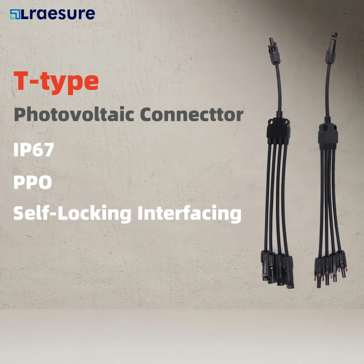 

5Y-Photovoltaic connector Solar connector PV Combiner box 1000V IP67 Self-locking connector Plug-in Waterproof connector