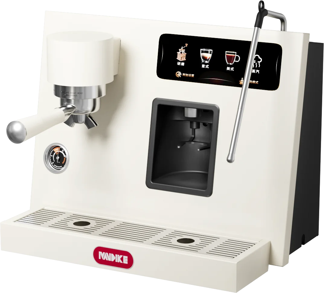 

MC-8 1600W Built-in Semi-automatic Espresso Coffee Machine Stainless Steel 20 Bars Pressure Eco-Friendly Design Grinder