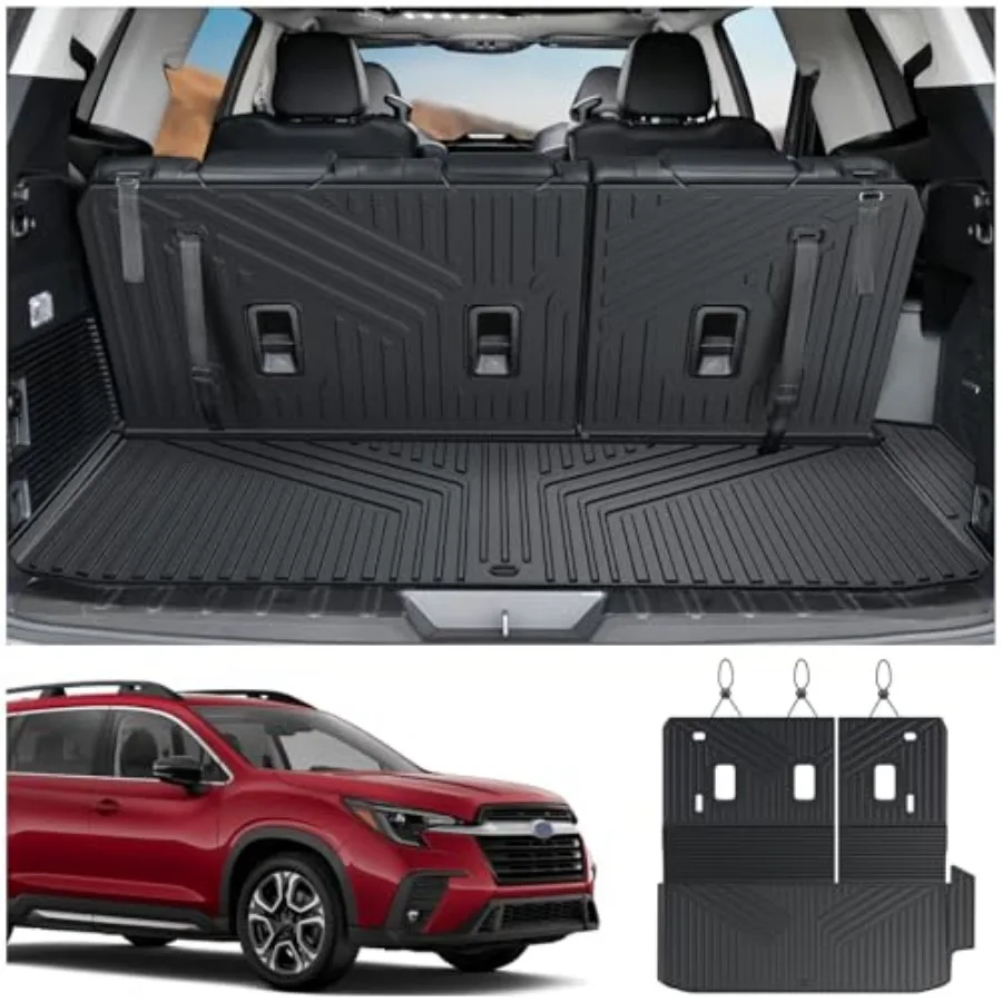 

for 2019-2025 2026 Subaru Ascent 7/8 Passenger Accessories, All-Weather TPE 3rd Trunk Liner Protector
