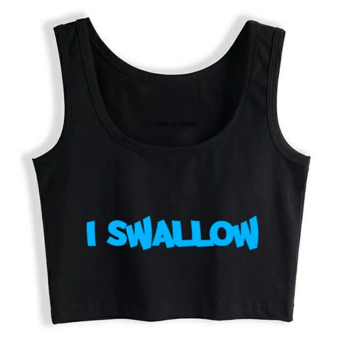 I Swallow Emo Grunge Y2k Aesthetic Crop Top Female Clothing