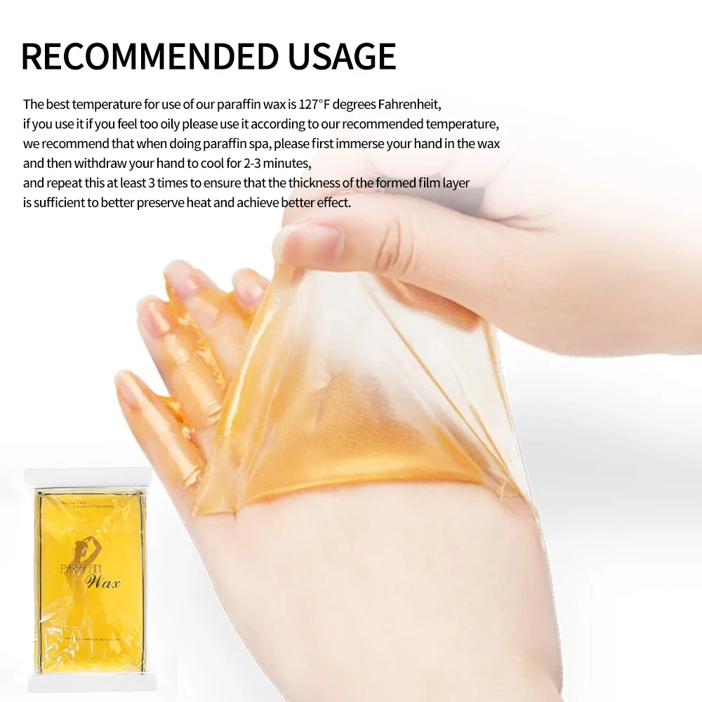 شمع البارافين لليد والقدمين ، رائحة اللافندر ، الحمام ، الترطيب ، الأصفر ، الليمون