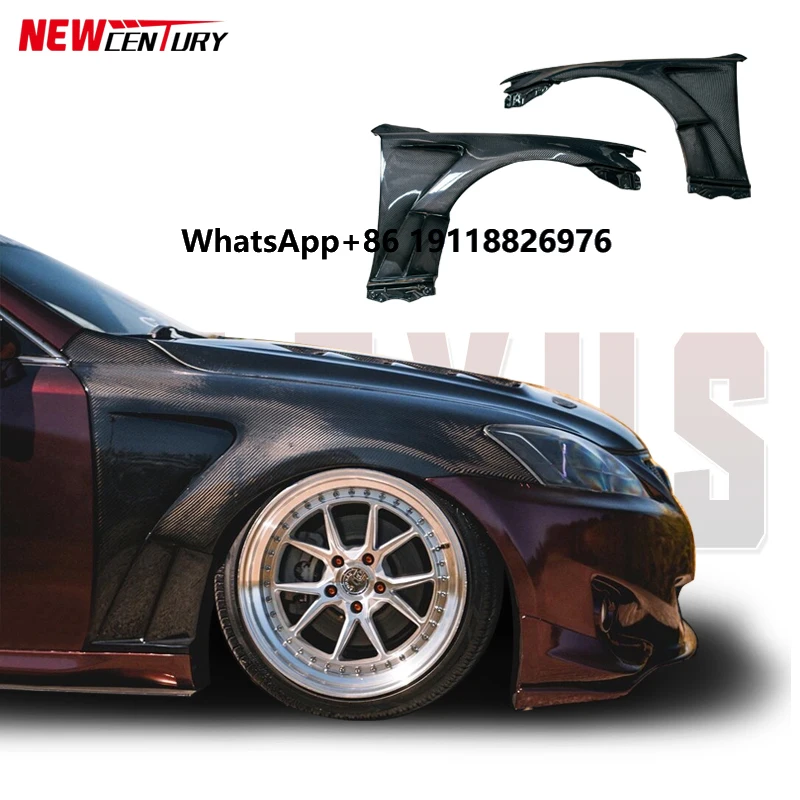 

Suitable for 2006-2011 Lexus IS Modified Carbon Fiber Fender with High-quality Carbon Fiber Fender Skirt Side Panels