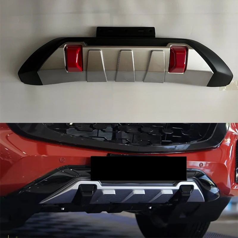 

Exterior Parts For Mazda BT50 BT-50 2021 2022 2023 2024 2025 ABS Sliver Front Bumper Guard Cover Car Protection Bar