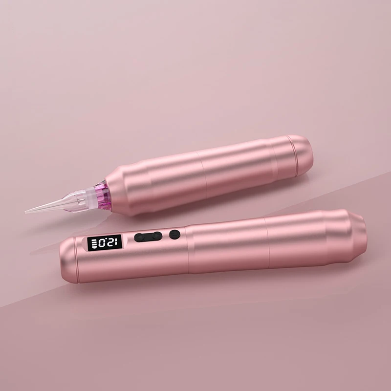 قابل للتعديل الوشم وآلة تجميل دائم 2.0-4.0 مللي متر السكتة الدماغية السلكية اللاسلكية وضع مزدوج قلم الوشم كأس جوفاء المحرك لجسم الفنان #4