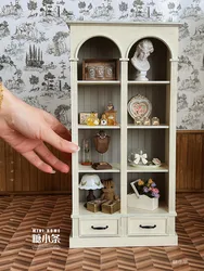 1/6 Doll House Model Furniture Accessories American Style Arch Storage Cabinet Bookcase Bjd Ob11 Gsc Blyth Soldier Lol Miniature