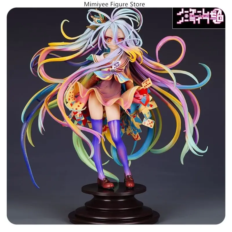 

28 см NO GAME NO LIFE Shiro стоячая поза аниме ПВХ фигурка статуя украшение для рабочего стола подарок ​