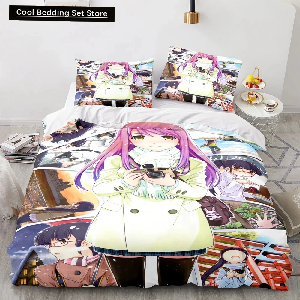 

Anime Kawaii Sexy Girl Bedding Set,Duvet Cover Comforter Bed Set Quilt Cover Pillowcase,King Queen Twin Size Boys Girls Adults