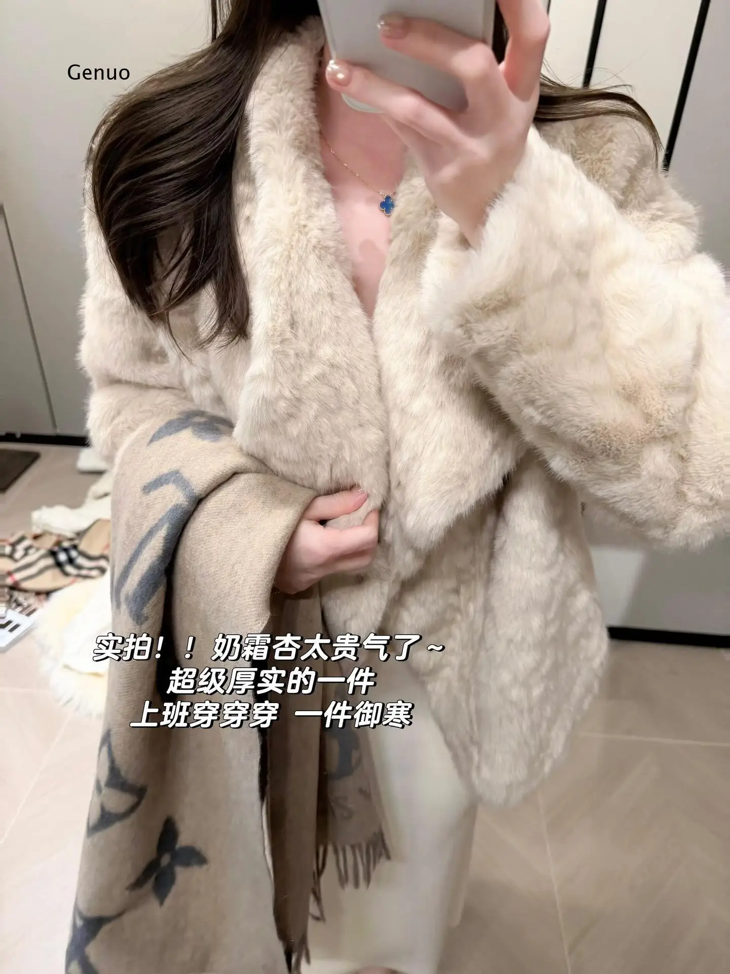 Women Faux Fox Fur Vest Fluffy Warm Sleeveless Winter Gilet Casual Outerwear Coat