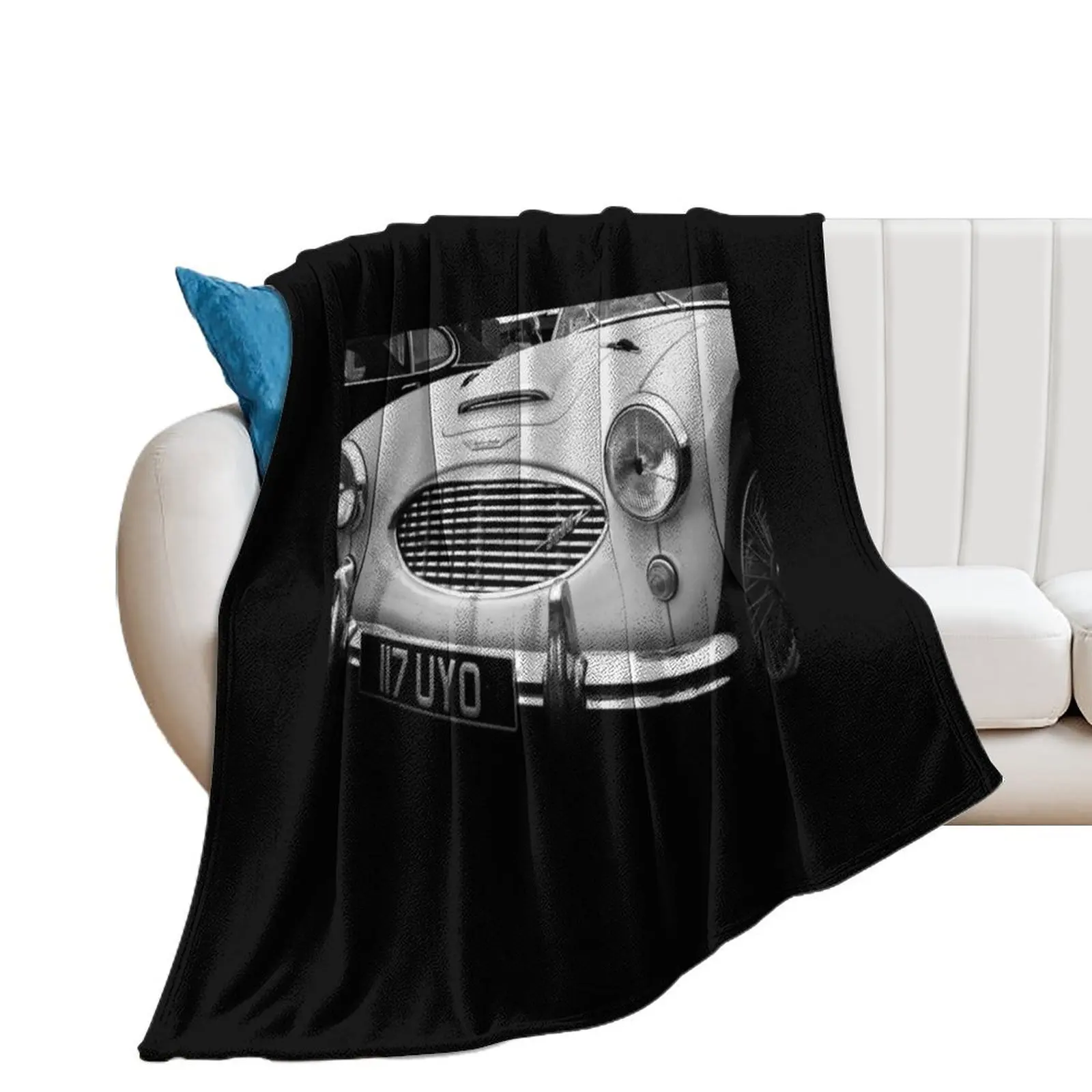 

Austin Healey 3000 Classic Vintage Sports Car Throw Blanket Thin Fashion Sofas Heavy Blankets