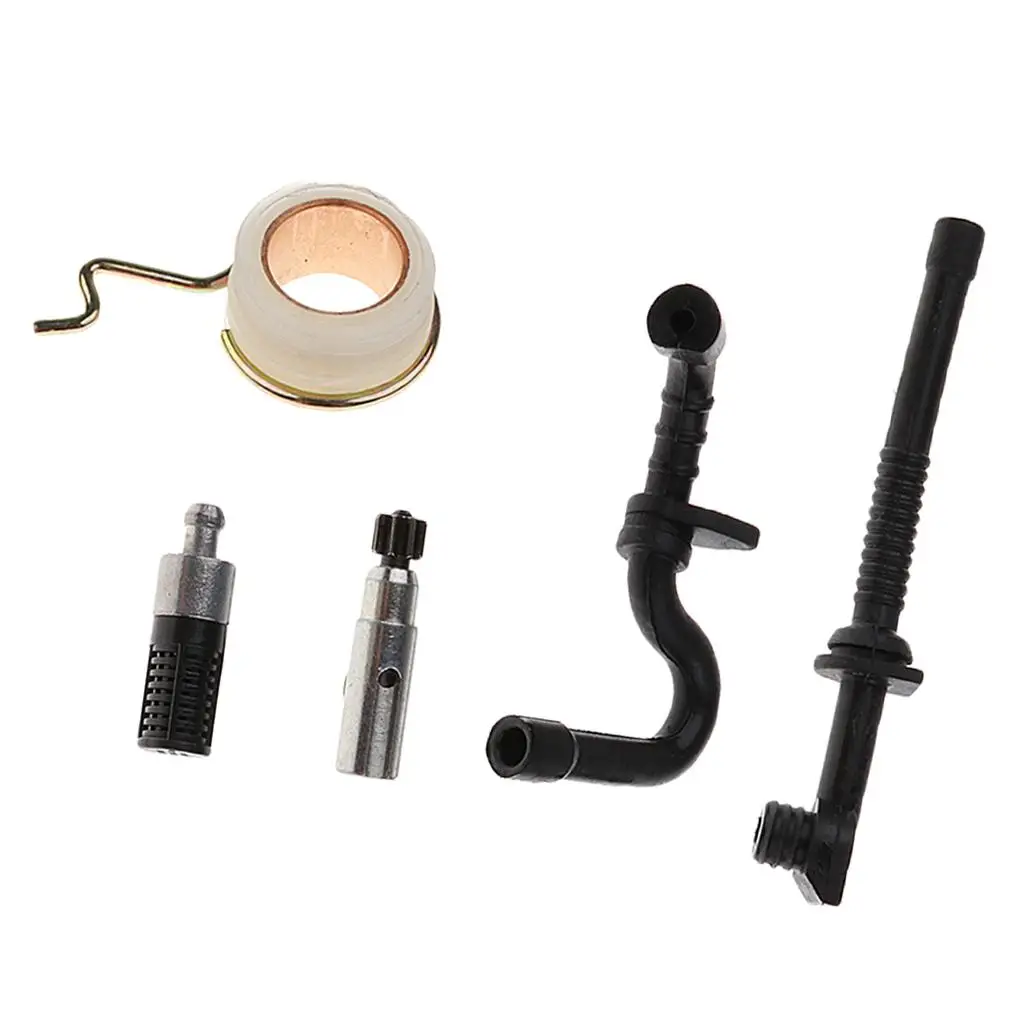 GTBL Oil Pump Worm Gear Fuel Oil Filter Line Hose Kit for Stihl MS 180 170 MS180 MS170 018 017 Chainsaw Parts 11236407102