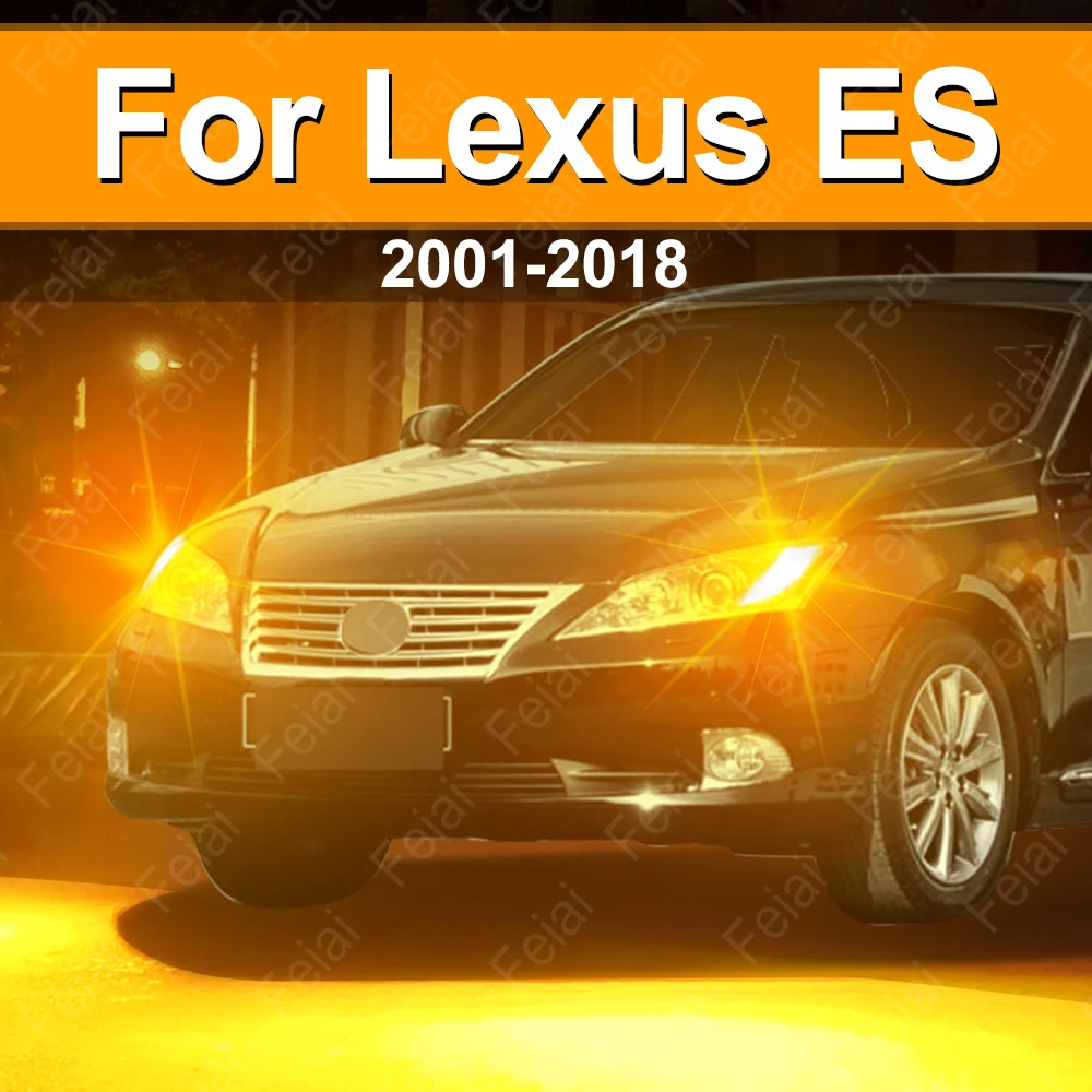 

Car Turn Signal LED Light For Lexus ES350 ES250 ES300h ES330 ES300 ES 350 300h 250 300 330 Accessories LED Indicator Bulb Amber